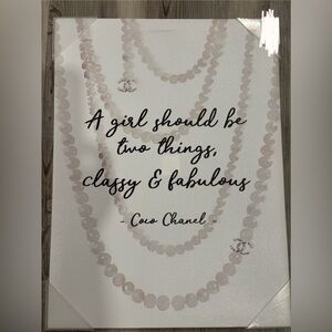 Classy & Fabulous Art Print - Black and Cream